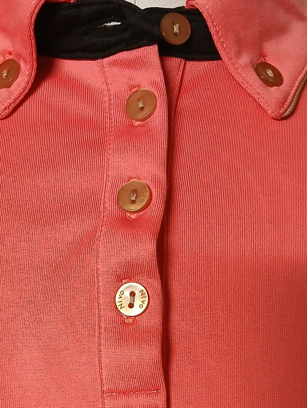 n'vo by Lanctot Women’s Coral Short-Sleeve Polo Top